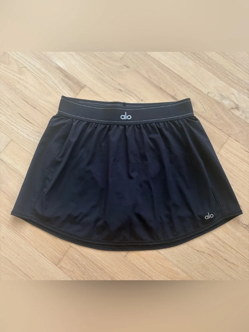 ALO Yoga Black Mini Skort